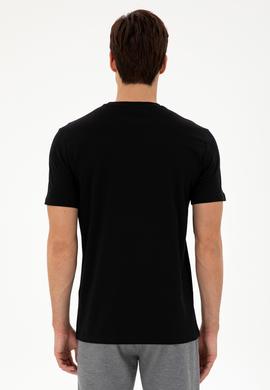 Erkek Siyah Basic Tişört - 50297445018