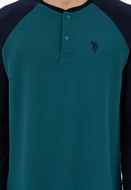 Erkek Yeşil Pijama Takımı - 50301725005