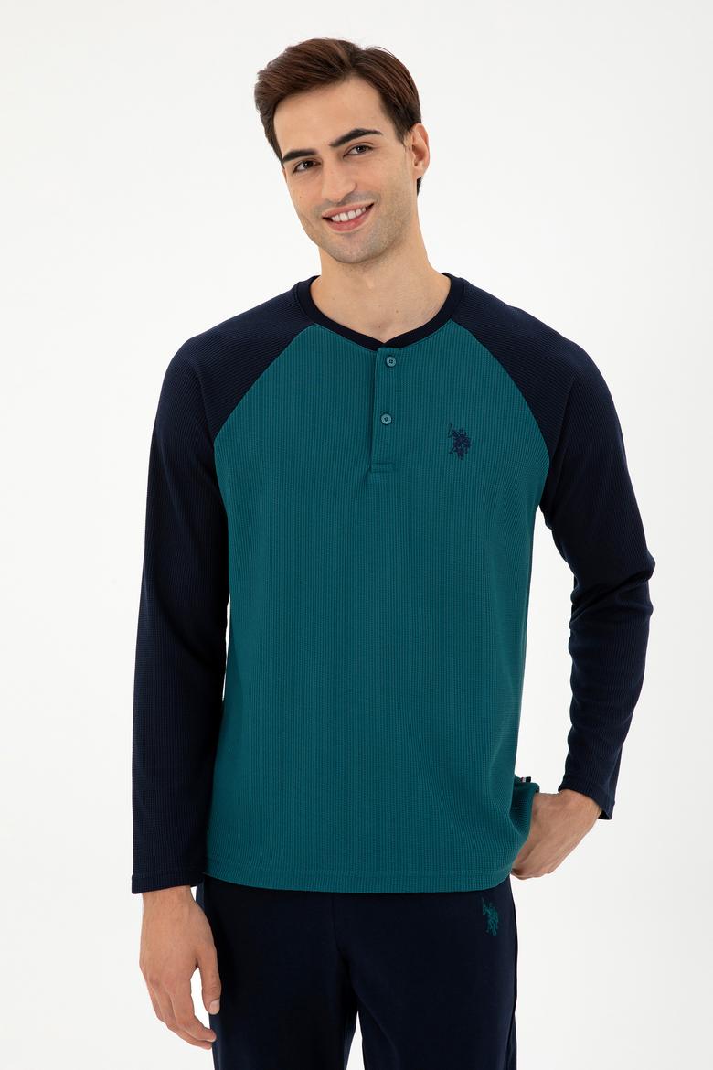 Erkek Yeşil Pijama Takımı - 50301725005