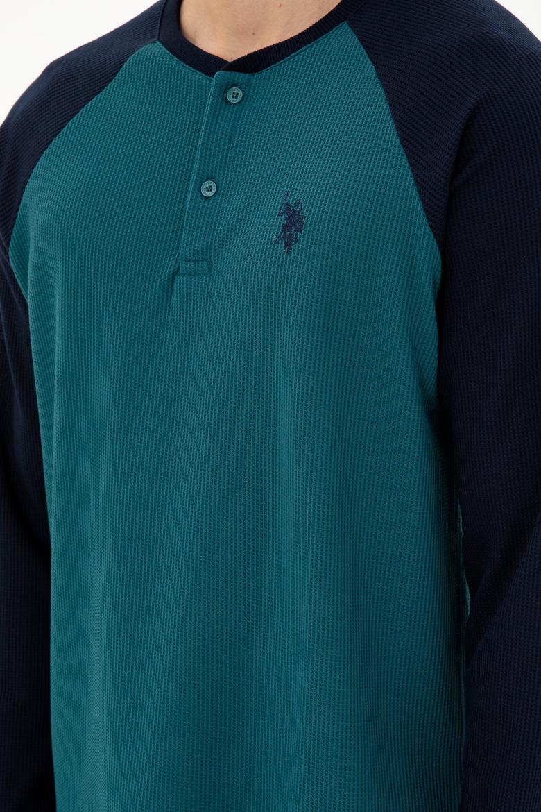 Erkek Yeşil Pijama Takımı - 50301725005