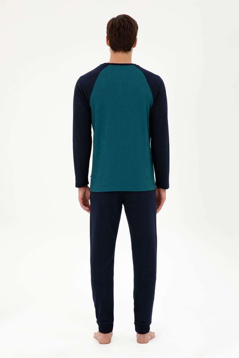 Erkek Yeşil Pijama Takımı - 50301725005