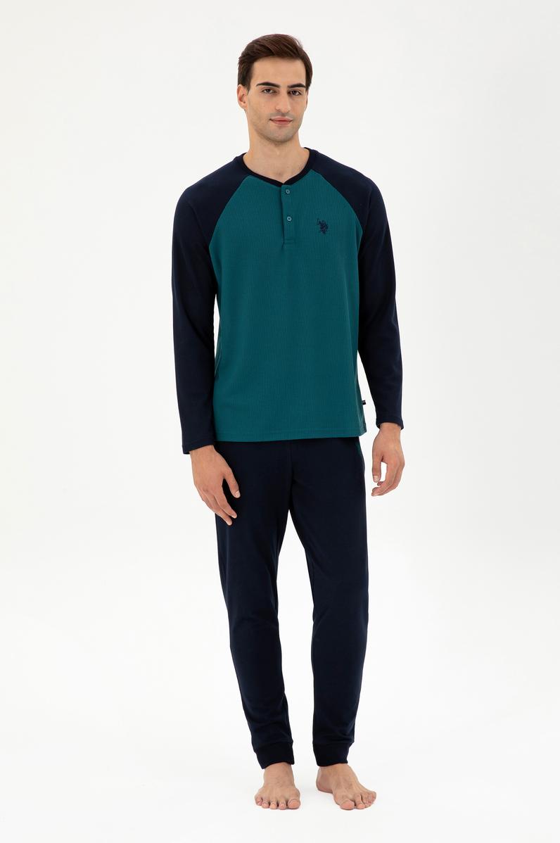Erkek Yeşil Pijama Takımı