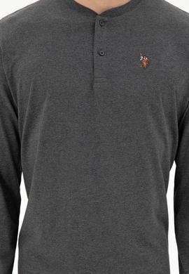 Erkek Antrasit Melanj Pijama Takımı - 50301730006