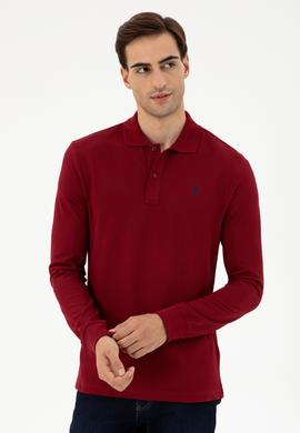 Erkek Bordo Basic Sweatshirt - 50289051198