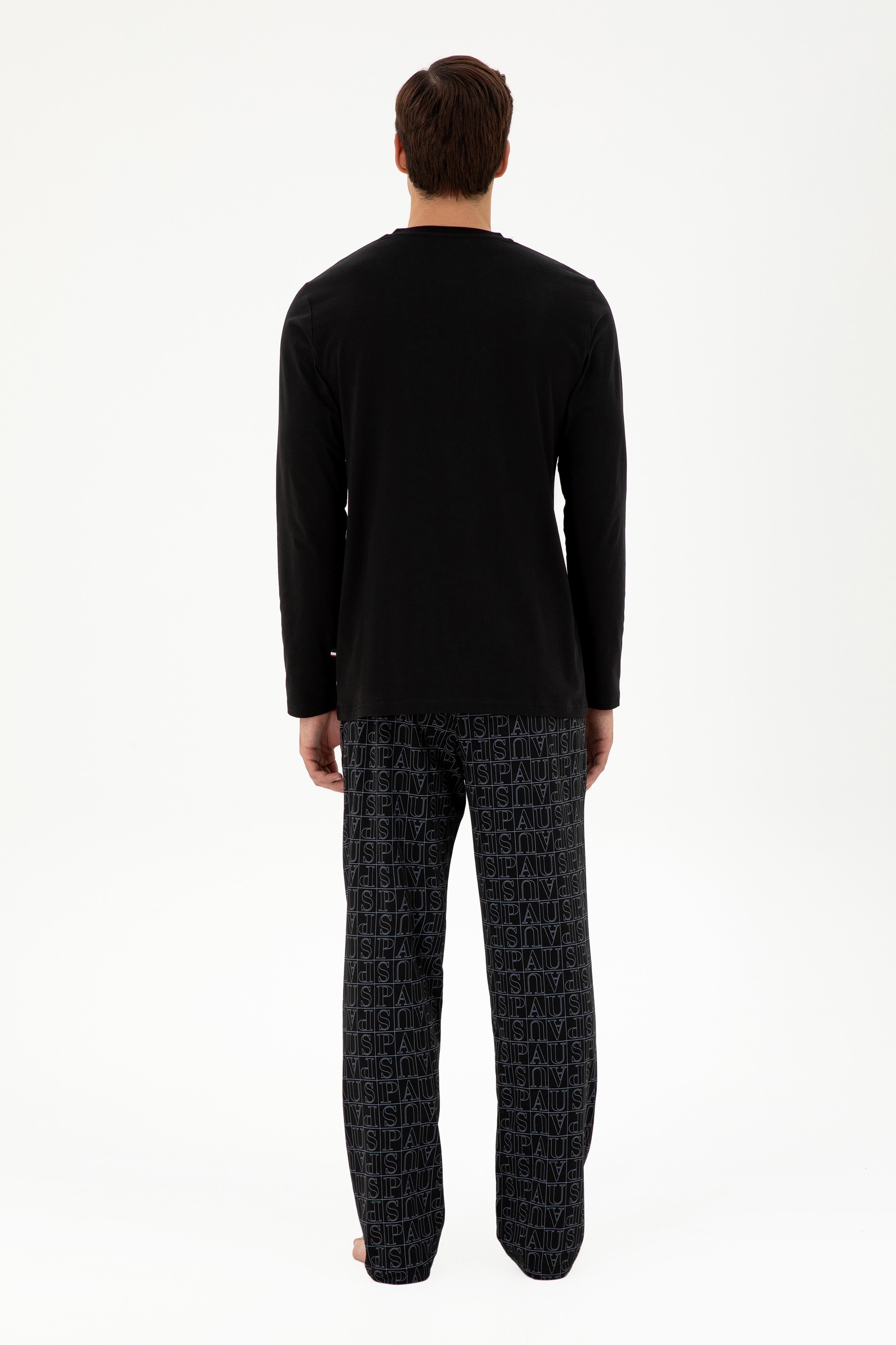 Erkek Siyah Pijama Takımı - Image 4
