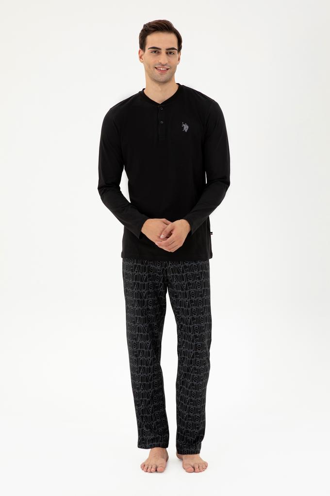 Erkek Siyah Pijama Takımı