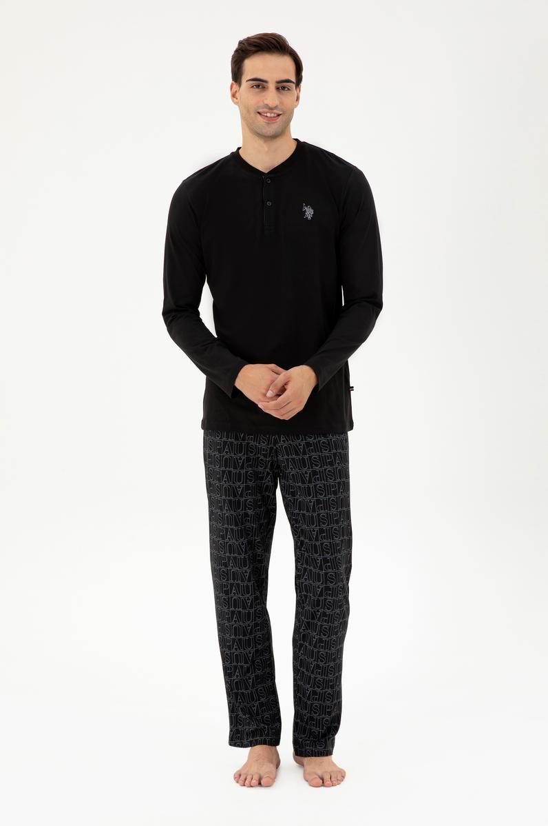 Erkek Siyah Pijama Takımı