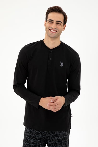 Erkek Siyah Pijama Takımı