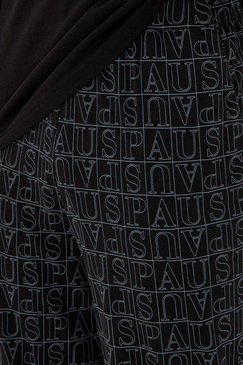 Erkek Siyah Pijama Takımı - 50301735003