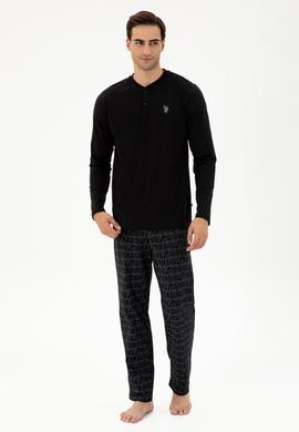 Erkek Siyah Pijama Takımı - 50301735003