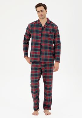 Erkek Bordo Pijama Takımı - 50301734005