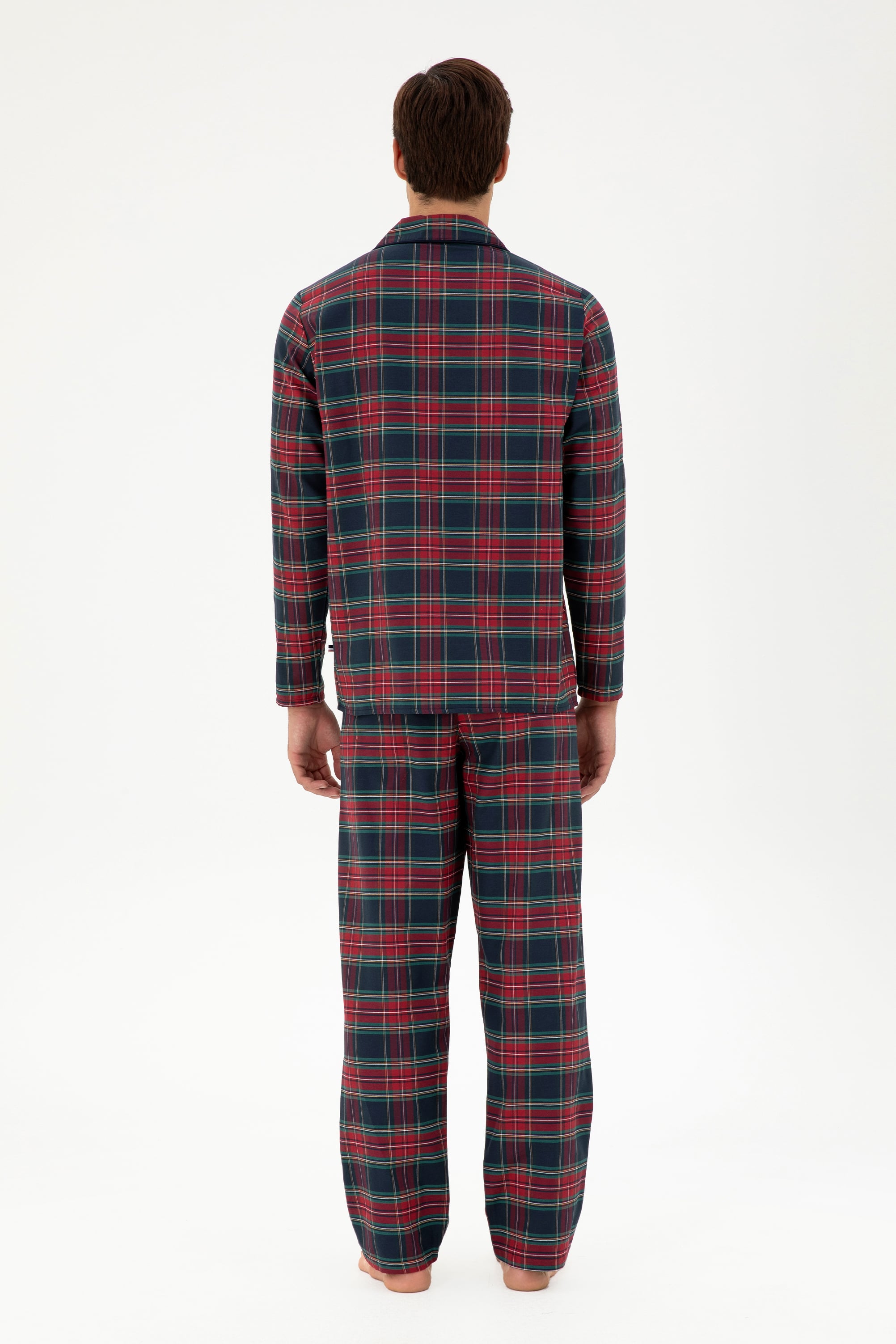 Erkek Bordo Pijama Takımı - Image 4