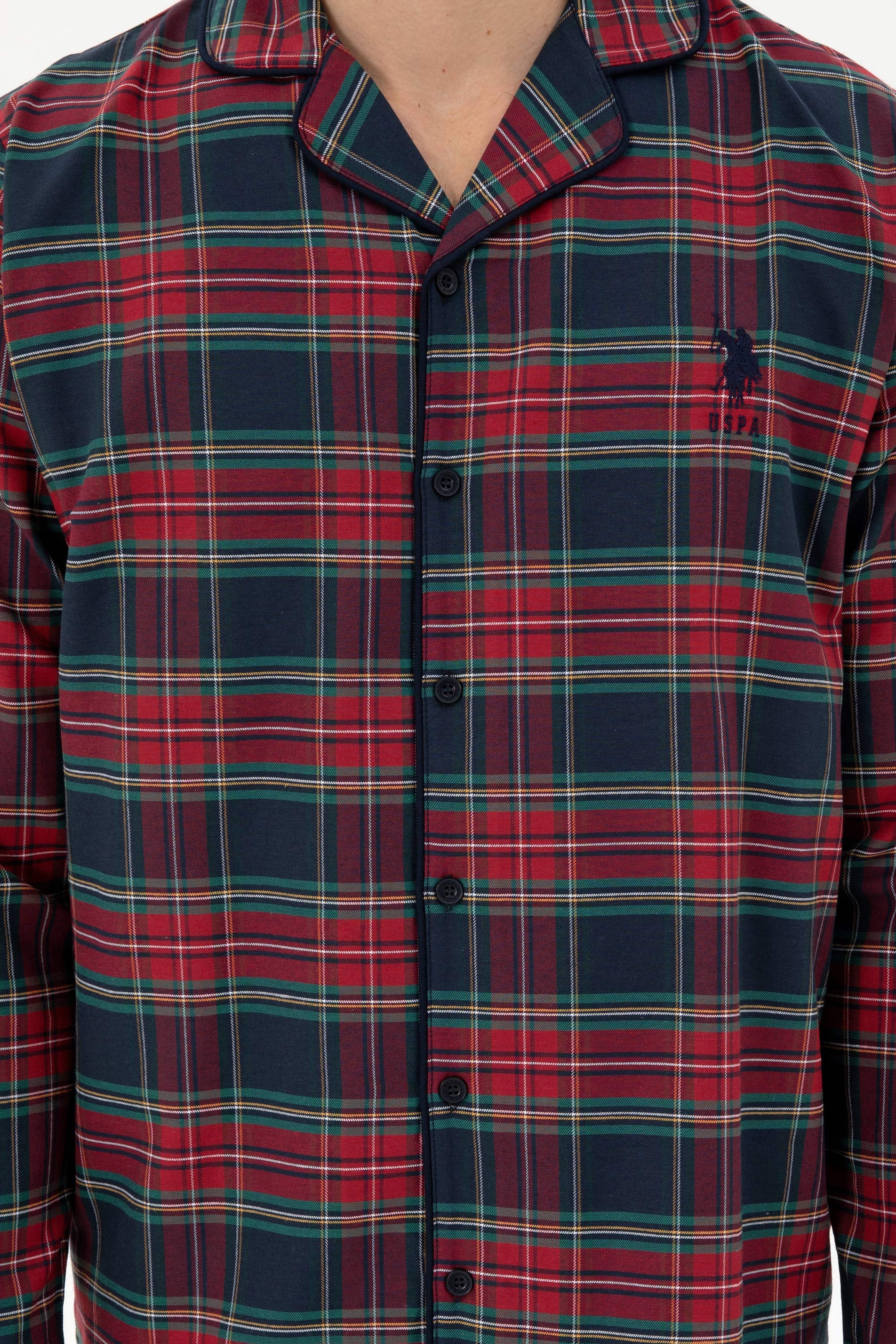 Erkek Bordo Pijama Takımı - Image 5