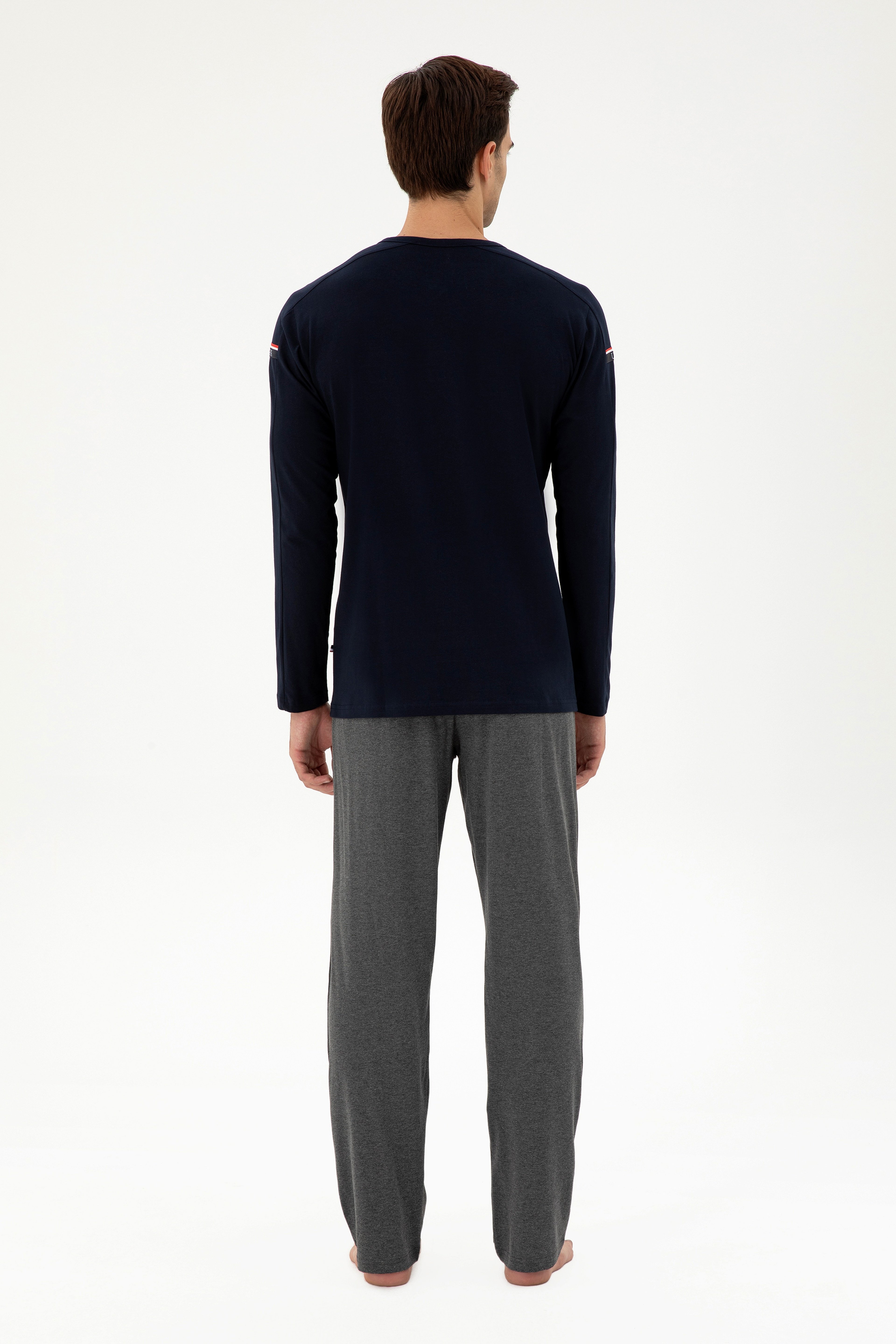 Erkek Lacivert Pijama Takımı - Image 4
