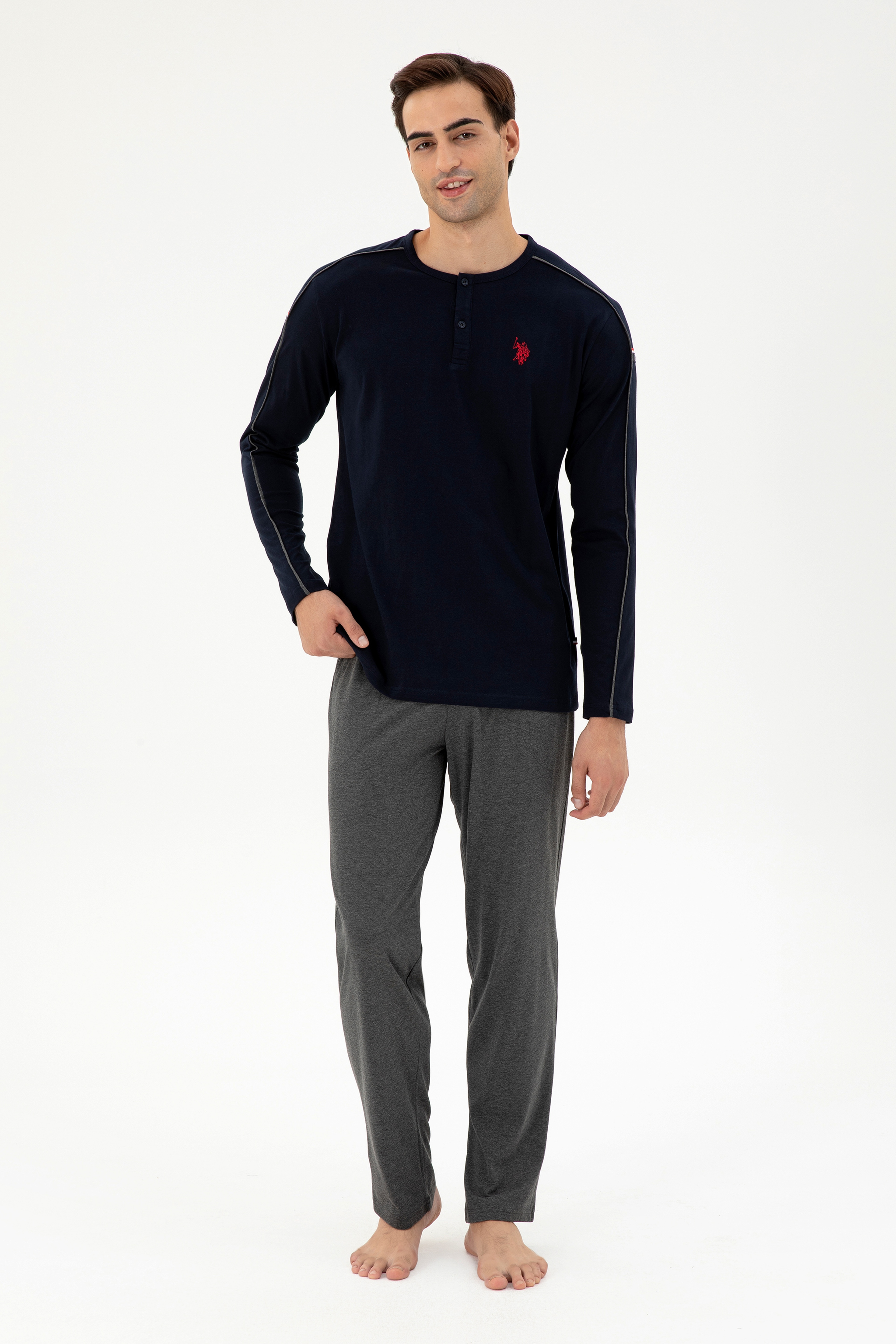 Erkek Lacivert Pijama Takımı - Image 2