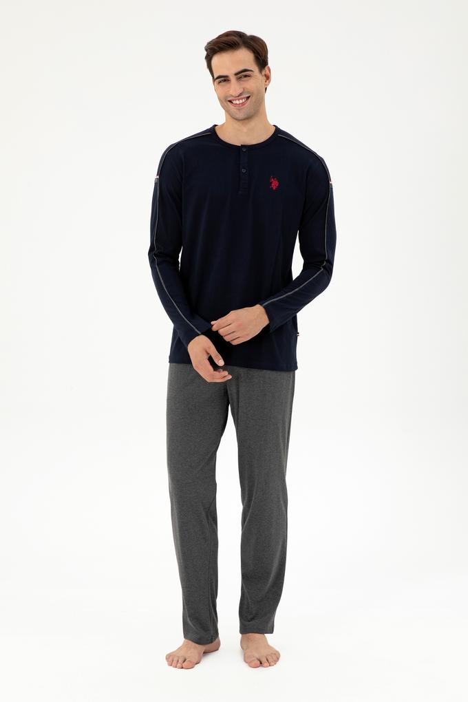 Erkek Lacivert Pijama Takımı