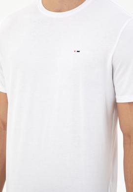 Erkek Beyaz Basic Tişört - 50297445006