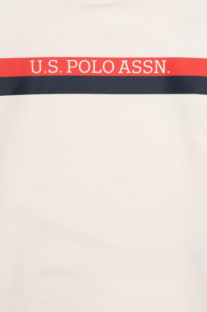 Erkek Çocuk Krem Bisiklet Yaka Sweatshirt