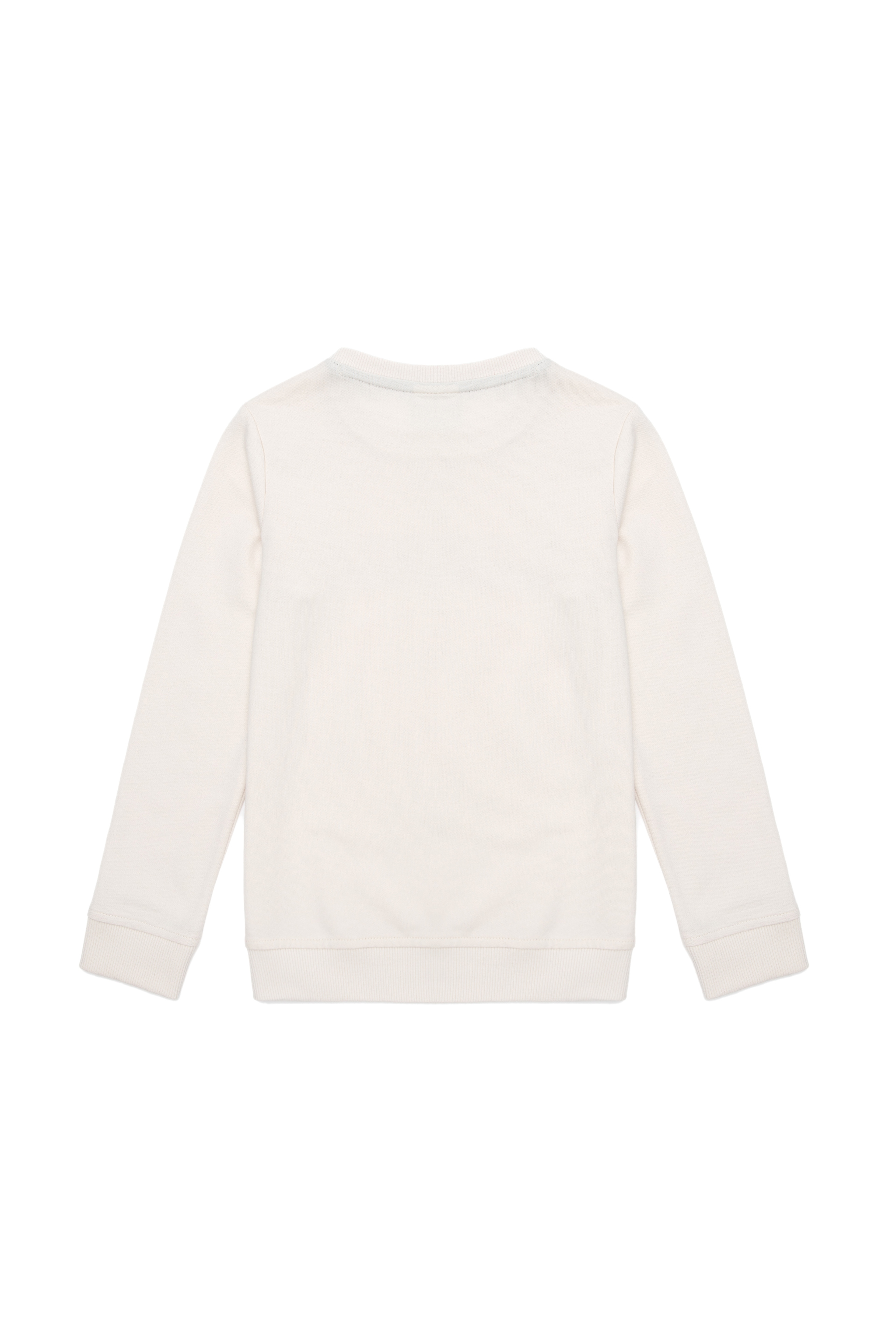 Erkek Çocuk Krem Bisiklet Yaka Sweatshirt - Image 3