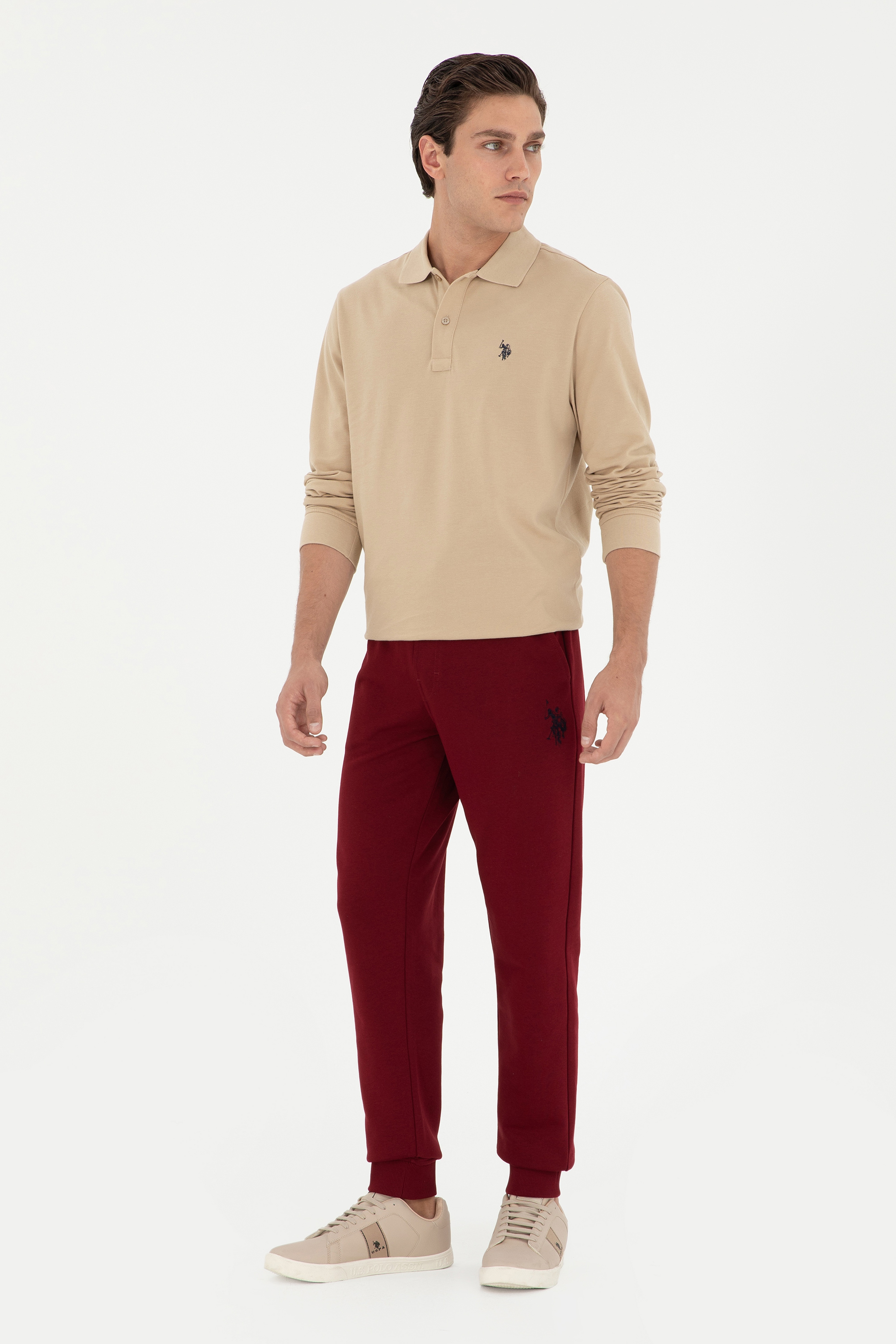 Erkek Bordo Eşofman Altı - Image 3