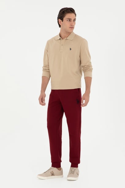 Erkek Bordo Eşofman Altı