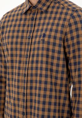 Erkek Sarı Uzun Kollu Gömlek - 50296607018