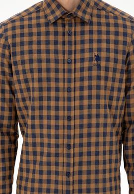 Erkek Sarı Uzun Kollu Gömlek - 50296607018