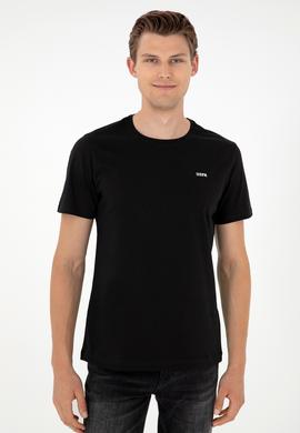 Erkek Siyah Basic Tişört - 50284640018