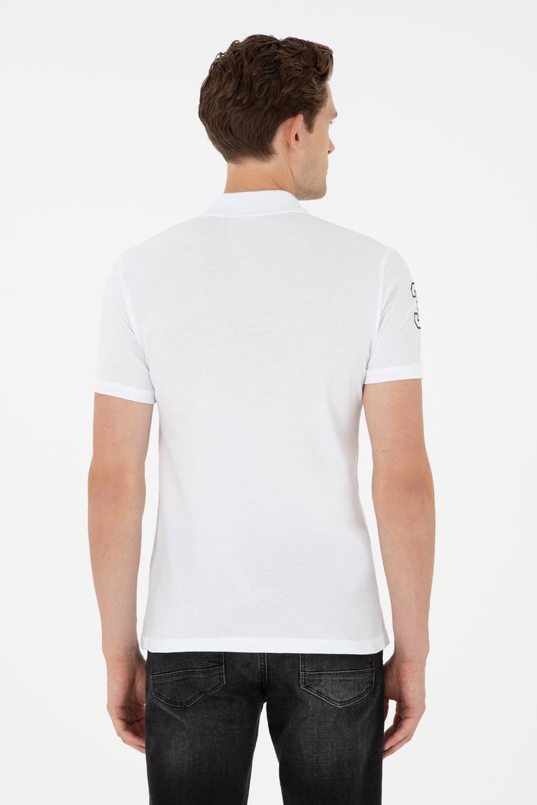 Erkek Beyaz Basic Tişört - 50284633016