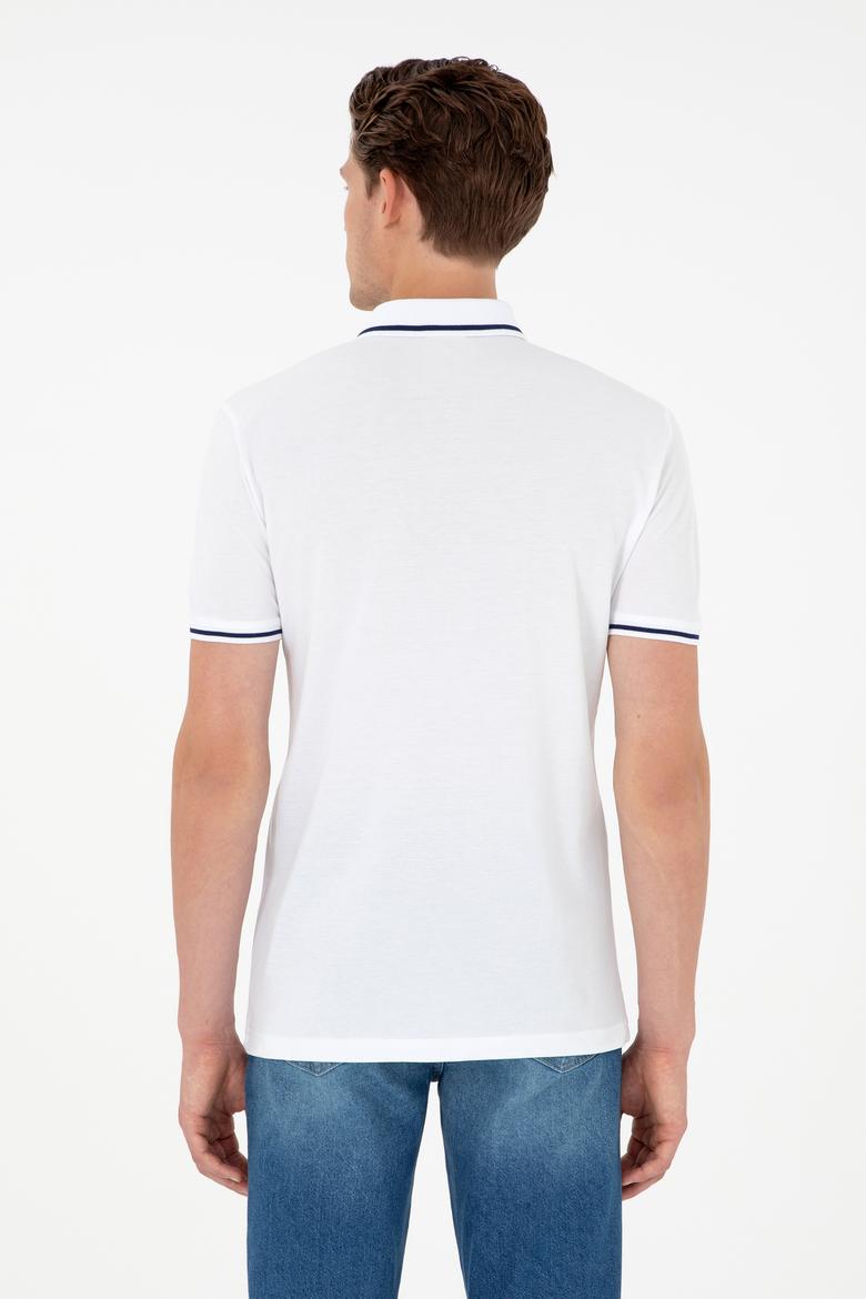 Erkek Beyaz Basic Tişört - 50284631004