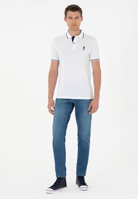 Erkek Beyaz Basic Tişört - 50284631004