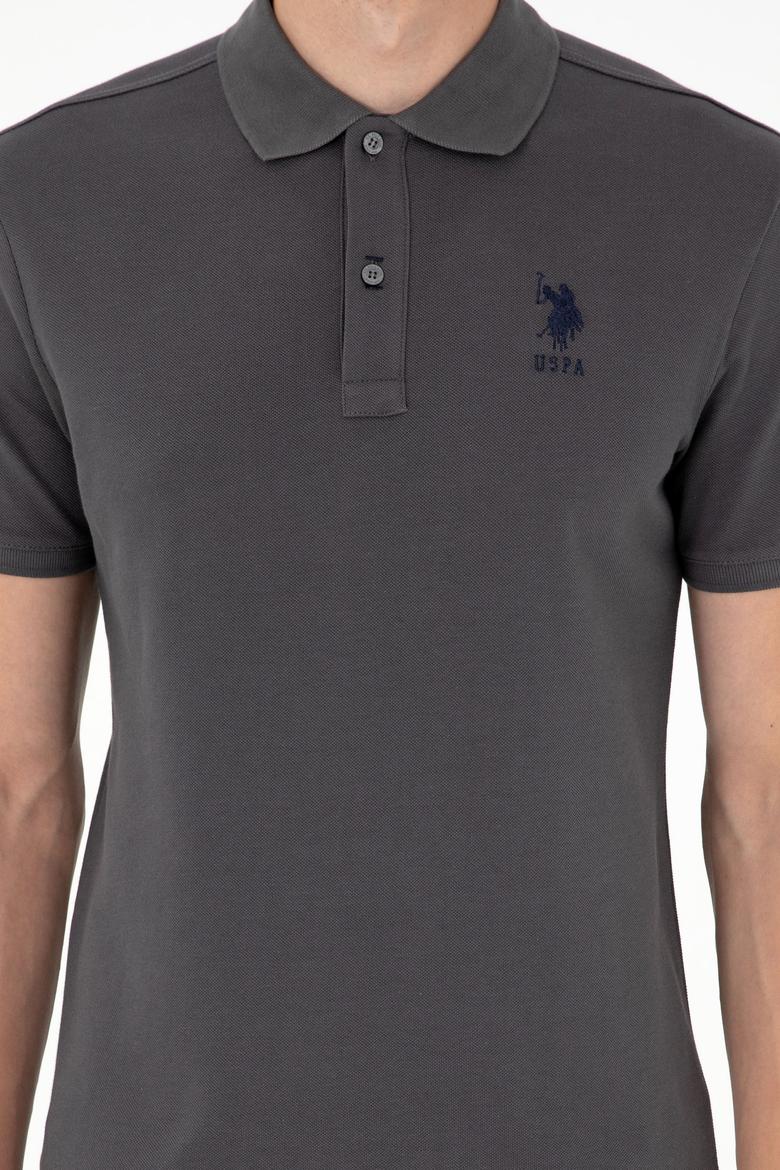 Erkek Antrasit Basic Tişört - 50284633196