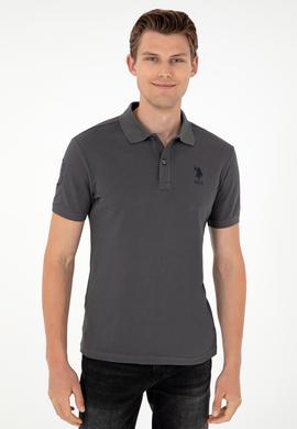 Erkek Antrasit Basic Tişört - 50284633196