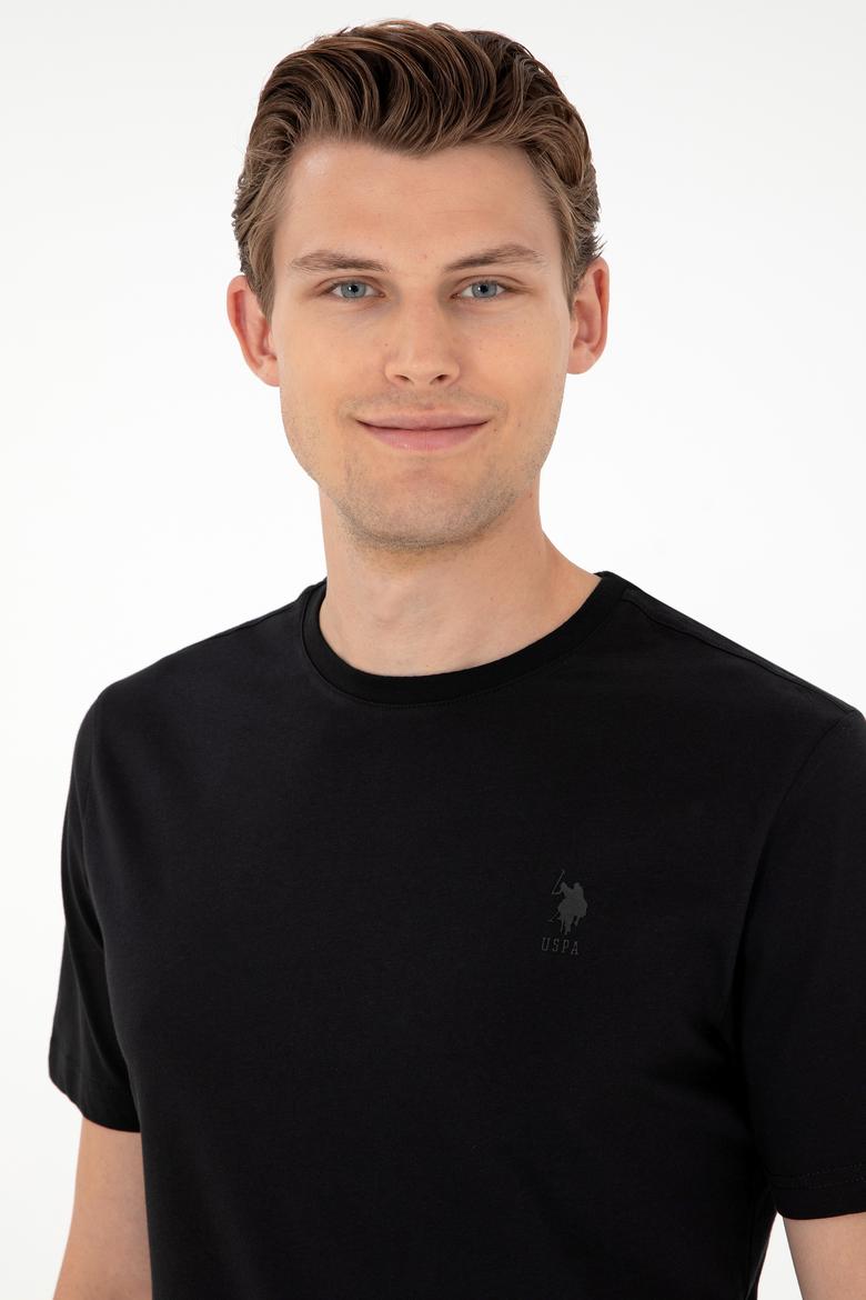 Erkek Siyah Basic Tişört - 50294224013