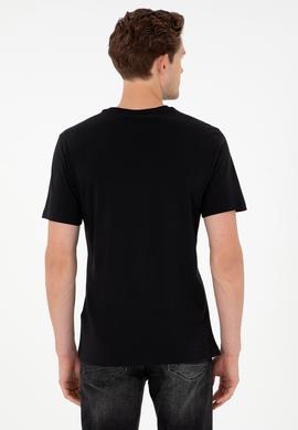 Erkek Siyah Basic Tişört - 50294224013