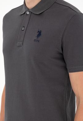 Erkek Antrasit Basic Tişört - 50284633196