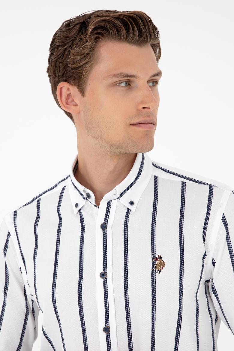 Erkek Lacivert Uzun Kollu Gömlek - 50292089002