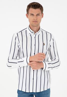 Erkek Lacivert Uzun Kollu Gömlek - 50292089002