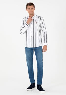 Erkek Lacivert Uzun Kollu Gömlek - 50292089002