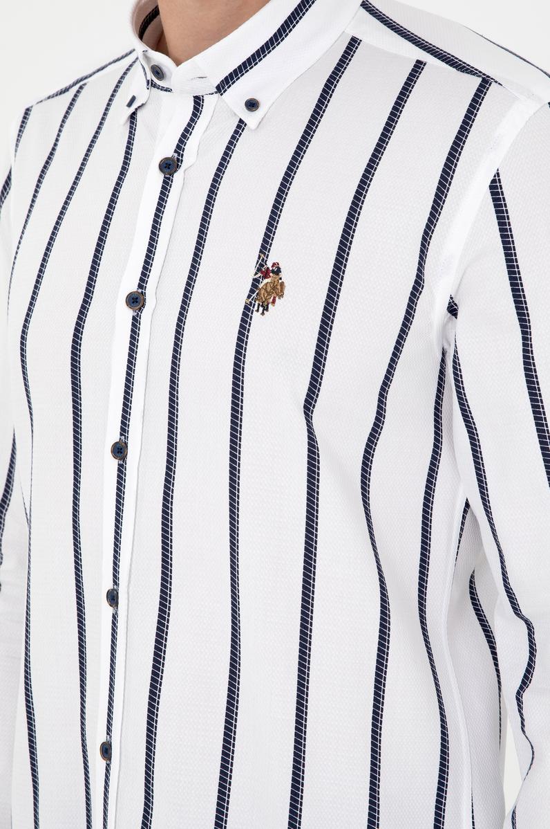 Erkek Lacivert Uzun Kollu Gömlek