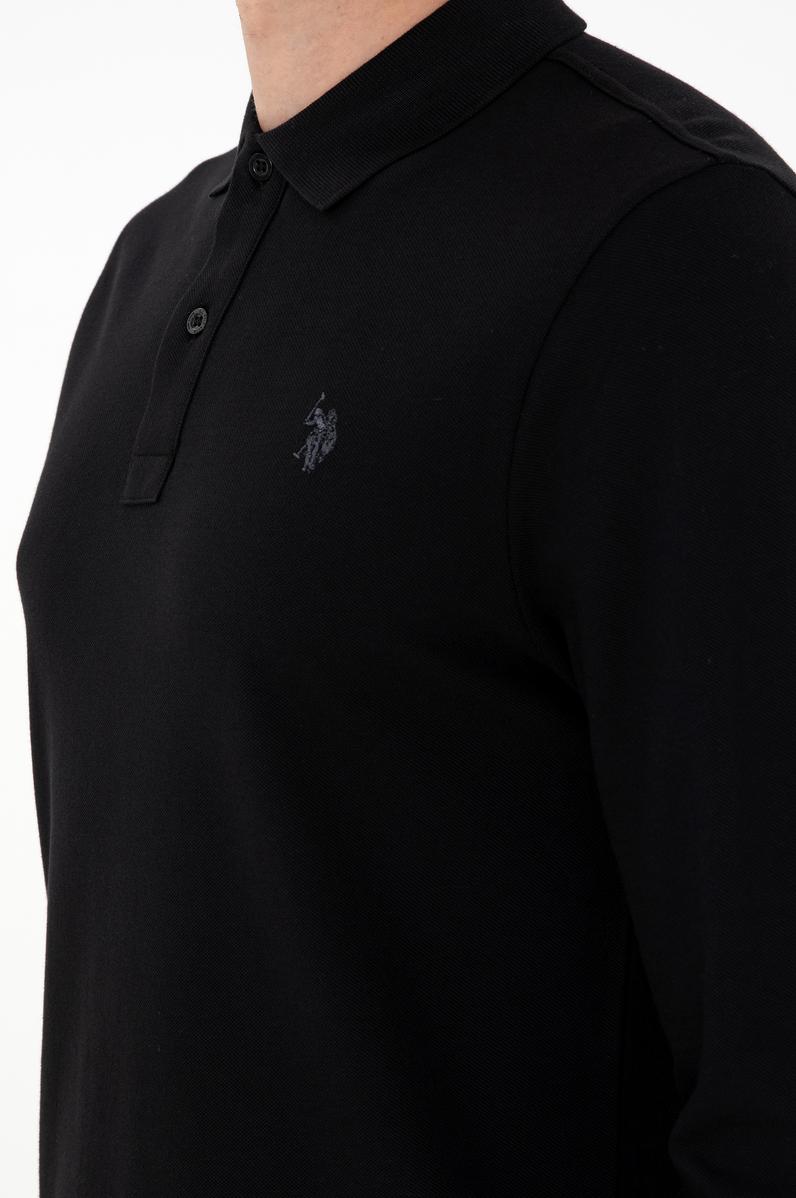 Erkek Siyah Basic Sweatshirt