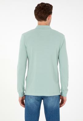 Erkek Su Yeşili Basic Sweatshirt - 50289062316