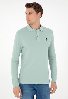 Erkek Su Yeşili Basic Sweatshirt - 50289062316