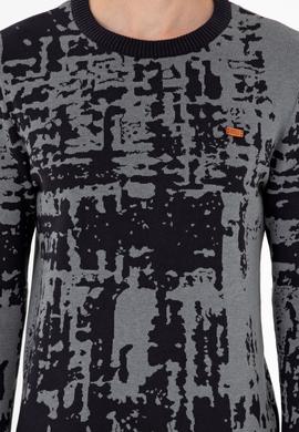 Erkek Regular Fit Bisiklet Yaka Lacivert Kazak - 50293153001