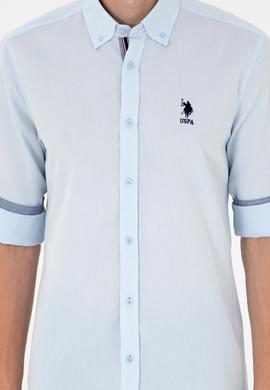 Erkek Açık Mavi Uzun Kollu Gömlek - 50291240023