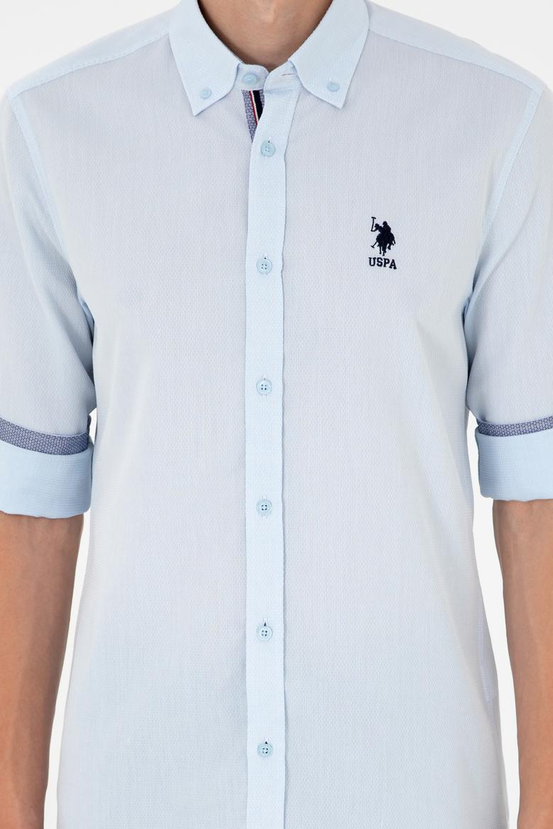 Erkek Açık Mavi Uzun Kollu Gömlek - 50291240023