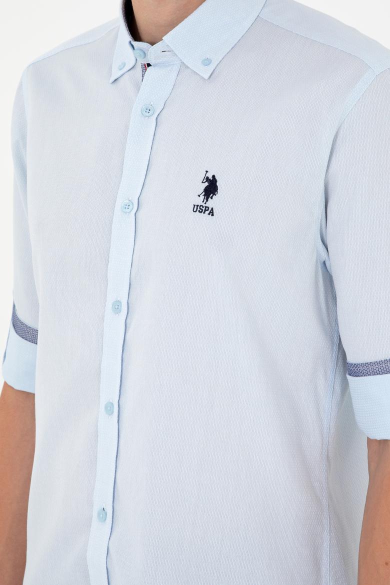 Erkek Açık Mavi Uzun Kollu Gömlek - 50291240023