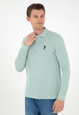 Erkek Su Yeşili Basic Sweatshirt - 50297904020