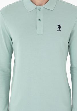 Erkek Su Yeşili Basic Sweatshirt - 50297904020