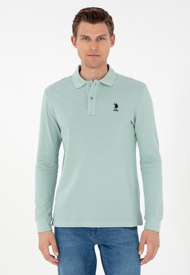 Erkek Su Yeşili Basic Sweatshirt - 50297904020